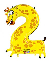 40" Zooloons Number 2 Giraffe