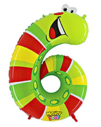 40" Zooloons Number 6 Caterpillar
