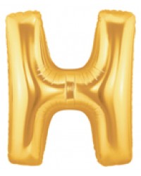 14" Letter H Gold