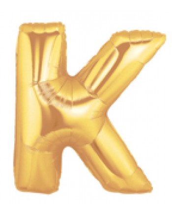 14" Letter K Gold