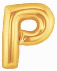 14" Letter P Gold