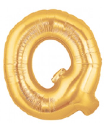 40" Mega Letter Q Gold