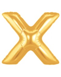 40" Mega Letter X Gold