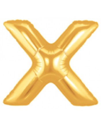 14" Letter X Gold