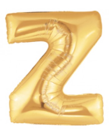 14" Letter Z Gold