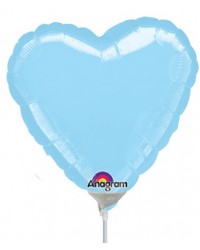Pastel Blue Heart Mini