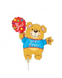 Mini Birthday Balloon Bear