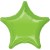 Lime Green Star (Iride...