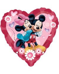 Mickey & Minnie Love Heart
