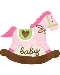 Baby Girl Rocking Horse
