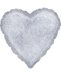 Silver Dazzler Heart