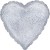 Silver Dazzler Heart...