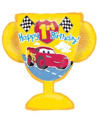 Cars 1st Birthday Trophy