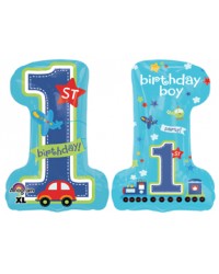 All Aboard First Birthday SuperShape
