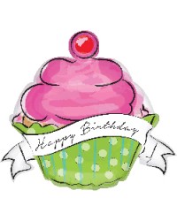 Birthday Sweets Cupcake
