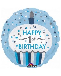1st Birthday Cupcake Boy