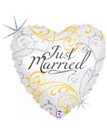 Just Married Filigree