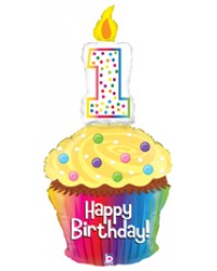Happy 1st Birthday Cupcake