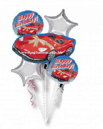 Race Car Birthday Bouquet