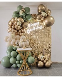 Shimmer Balloon Wall with LED