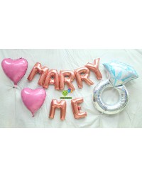 "Marry Me" Rose Gold Set