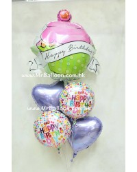 Birthday Sweets Cupcake Bouquet