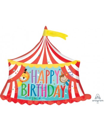 Circus Tent HBD SuperShape