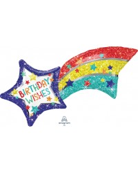 Birthday Wishes Shooting Star SuperShape