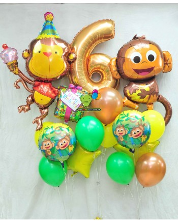 Birthday Monkey Bouquets