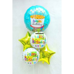 Striped Birthday Candles Bouquet