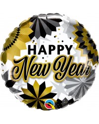 New Year Black & Gold Fans