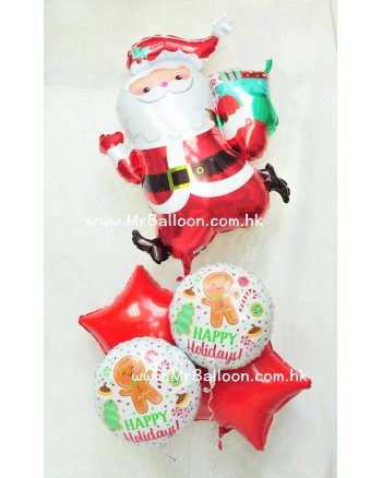 Santa & Gingerbread Man Bouquet