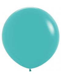 36" Deluxe Turquoise Blue Round